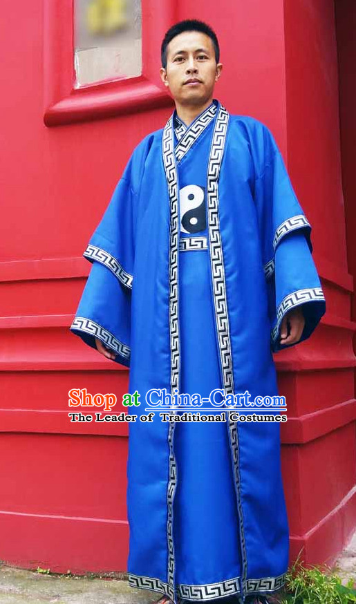 Wudang Uniform Taoist Uniform Kungfu Kung Fu Clothing Clothes Pants Shirt Supplies Wu Gong Outfits for Men Women Adults Kids