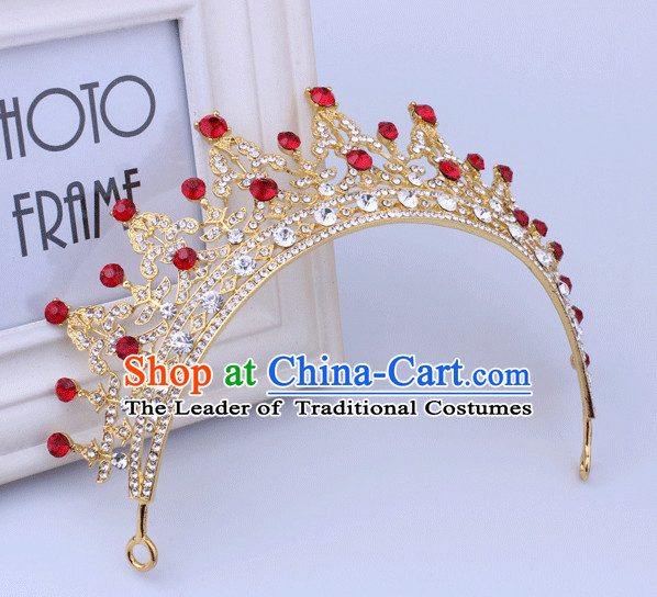 Traditional Chinese Style Princess Empress Queen Brides Wedding Headpieces Hair Fascinators Jewelry Decorations Hairpins Phoenix Crown Coronet