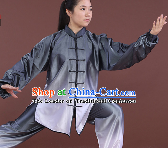 Top Tai Chi Uniforms Kung Fu Costume Martial Arts Kung Fu Training Uniform Gongfu Shaolin Wushu Clothing for Men Women Adults Children