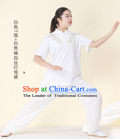 Top Tai Chi Uniforms Kung Fu Costume Martial Arts Kung Fu Training Uniform Gongfu Shaolin Wushu Clothing for Men Women Adults Children