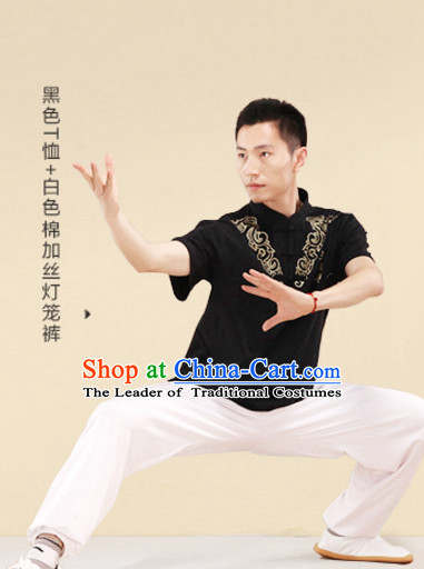 Top Tai Chi Uniforms Kung Fu Costume Martial Arts Kung Fu Training Uniform Gongfu Shaolin Wushu Clothing for Men Women Adults Children