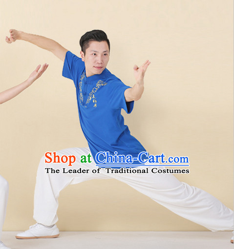 Top Tai Chi Uniforms Kung Fu Costume Martial Arts Kung Fu Training Uniform Gongfu Shaolin Wushu Clothing for Men Women Adults Children