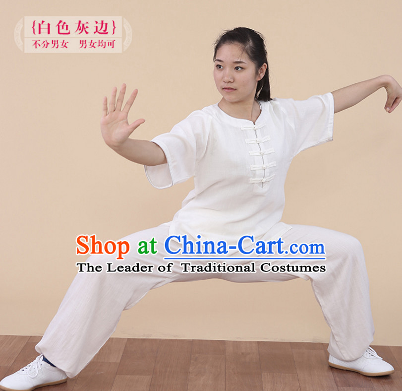 Top Tai Chi Uniforms Kung Fu Costume Martial Arts Kung Fu Training Uniform Gongfu Shaolin Wushu Clothing for Men Women Adults Children