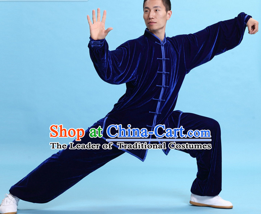 Top Tai Chi Uniforms Kung Fu Costume Martial Arts Kung Fu Training Uniform Gongfu Shaolin Wushu Clothing for Men Women Adults Children