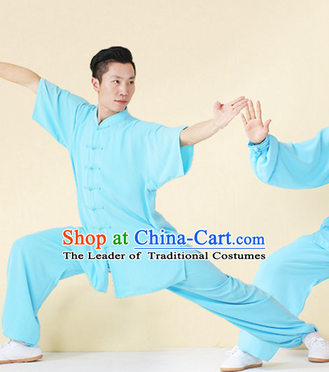 Top Tai Chi Uniforms Kung Fu Costume Martial Arts Kung Fu Training Uniform Gongfu Shaolin Wushu Clothing for Men Women Adults Children