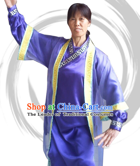 Top Tai Chi Uniforms Taoist Uniform for Men Women Adults Kids