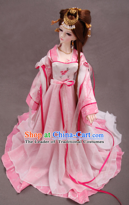 Chinese Style Dresses Chinese Princess Clothing Clothes Han Chinese Costume Hanfu for Women Adults Children