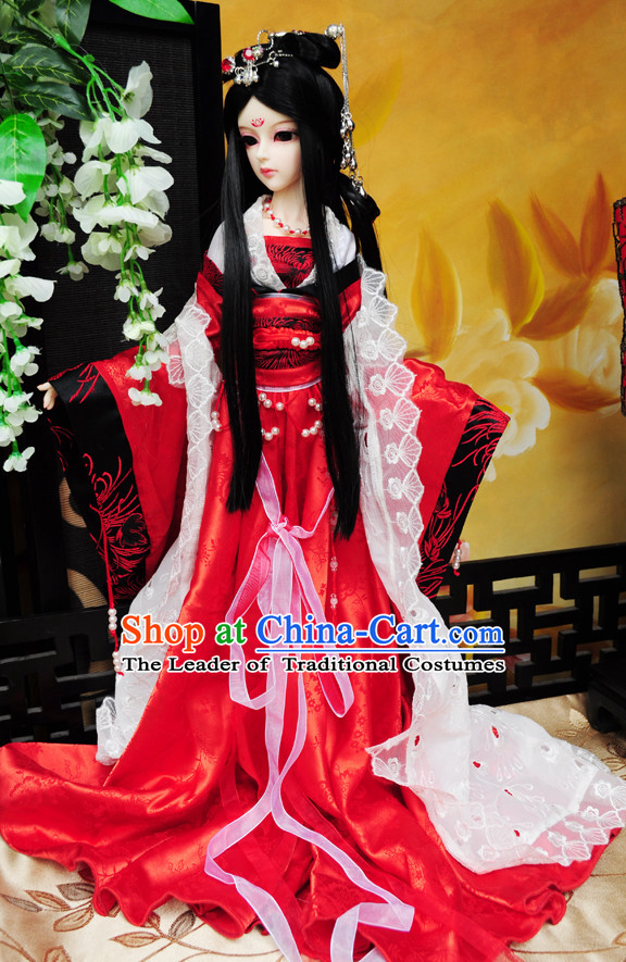 Chinese Style Dresses Chinese Princess Clothing Clothes Han Chinese Costume Hanfu for Women Adults Children