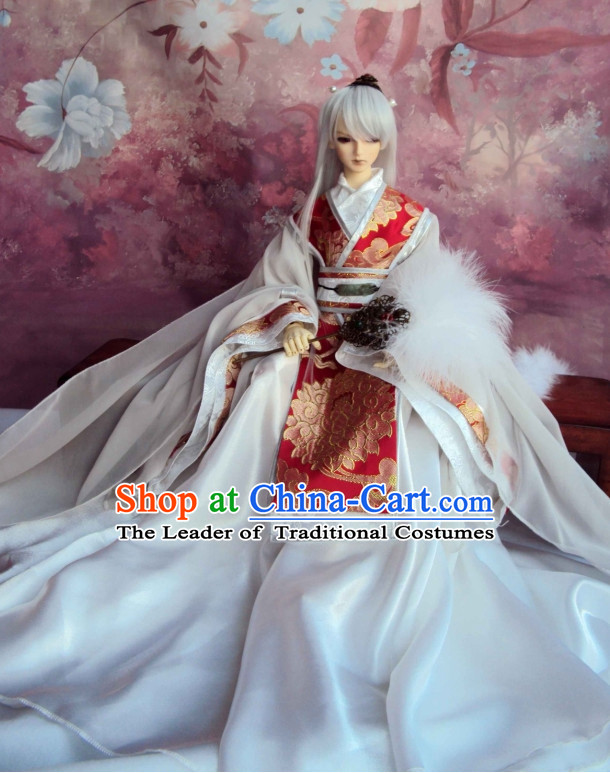 Ancient Chinese Hanfu Garment BJD Costumes for Men Boys Adults Kids