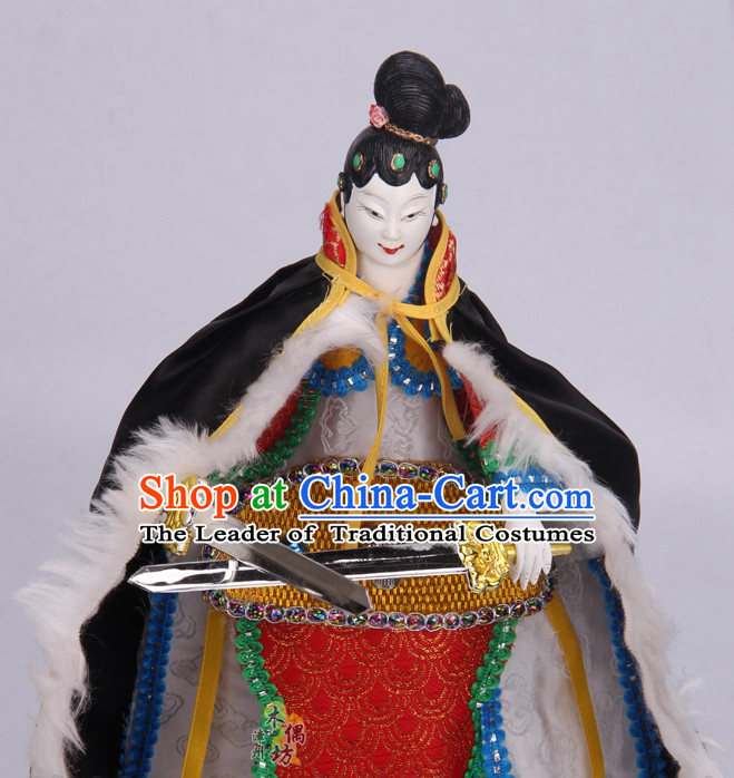 Traditional Chinese Handmade Bai Gu Jing Glove Puppet String Puppet Hand Puppets Hand Marionette Puppet Arts Collectibles