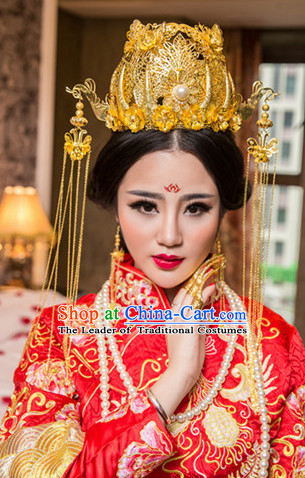 Top Chinese Classic Wedding Headpieces Accessories for Brides