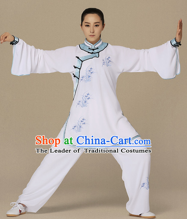 Top Kung Fu Competition Suits Kung Fu Gi Kung Fu Apparel Oriental Dress Wing Chun Apparel Taiji Uniform Chinese Kung Fu Outfit for Men Women Kids  Adults