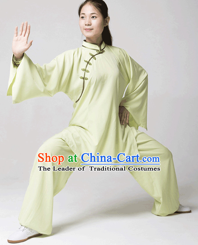 Top Kung Fu Competition Suits Kung Fu Gi Tai Chi Apparel Oriental Dress Wing Chun Apparel Taiji Uniform Chinese Kung Fu Outfit for Men Women Kids Adults