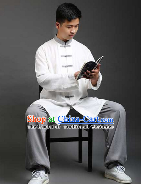 Chinese Traditional Kung Fu Martial Arts Practice and Competition Costume Wing Chun Apparel Taiji Tai Chi Uniform for Adults Children Men Women Boys Girls