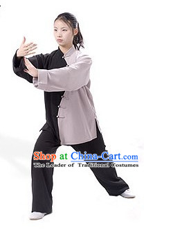 Chinese Traditional Kung Fu Martial Arts Practice and Competition Costume Wing Chun Apparel Taiji Tai Chi Uniform for Adults Children Women Girls