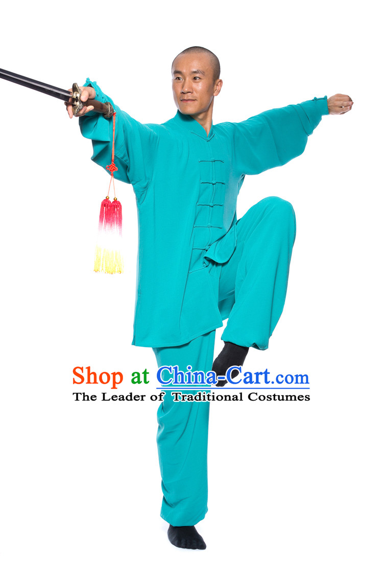 Chinese Traditional Kung Fu Martial Arts Practice and Competition Costume Wing Chun Apparel Taiji Tai Chi Uniform for Adults Children Men Women Boys Girls