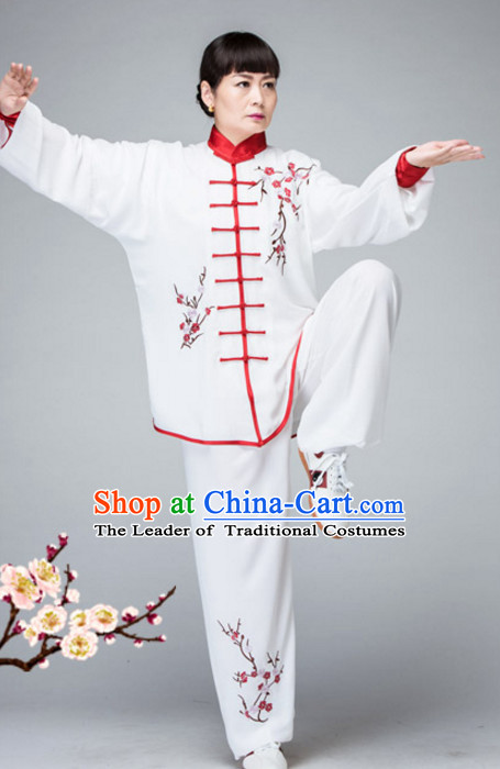 Chinese Asian Mandarin Kung Fu Martial Arts Practice and Competition Costume Wing Chun Apparel Taiji Tai Chi Uniform for Adults Children Men Women Boys Girls