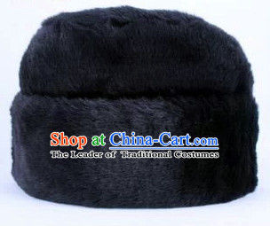 Traditional Chinese Black Hat for Men