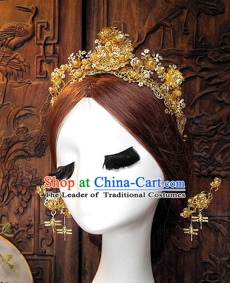 Ancient Chinese Hair Style Accessories Hair Sticks Clips Hair Pin Hair Pieces Combs Ancient Chinese Chopsticks Asian Wedding Bridal Hair Ornaments