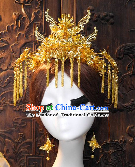 Ancient Chinese Empress Princess Queen Hair Style Accessories Hair Sticks Clips Hair Pin Hair Pieces Combs Ancient Chinese Chopsticks Asian Wedding Bridal Hair Ornaments