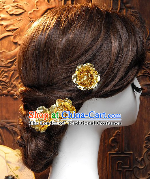 Ancient Chinese Empress Princess Queen Hair Style Accessories Hair Sticks Clips Hair Pin Hair Pieces Combs Ancient Chinese Chopsticks Asian Wedding Bridal Hair Ornaments