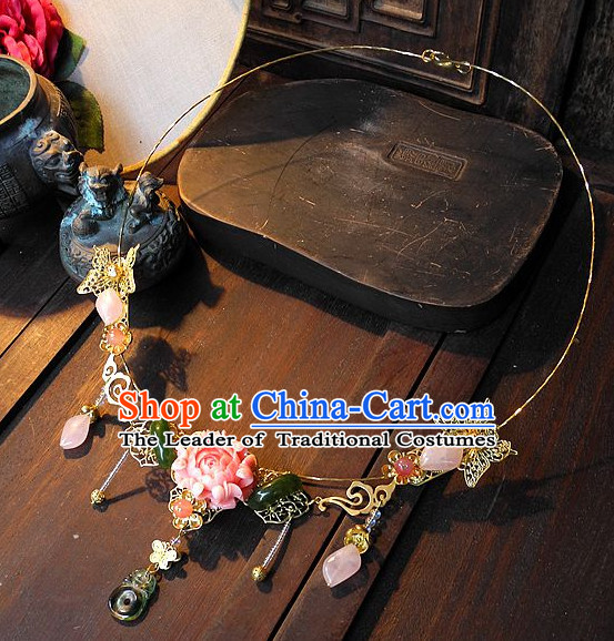 Handmade Ancient Chinese Imperial Royal Empress Princess Empress Necklace