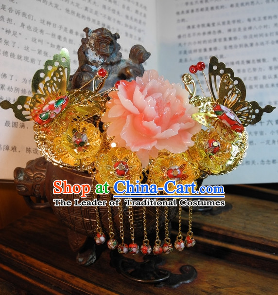 Ancient Chinese Empress Princess Queen Hair Style Accessories Hair Sticks Clips Hair Pin Hair Pieces Combs Ancient Chinese Chopsticks Asian Wedding Bridal Hair Ornaments Crown