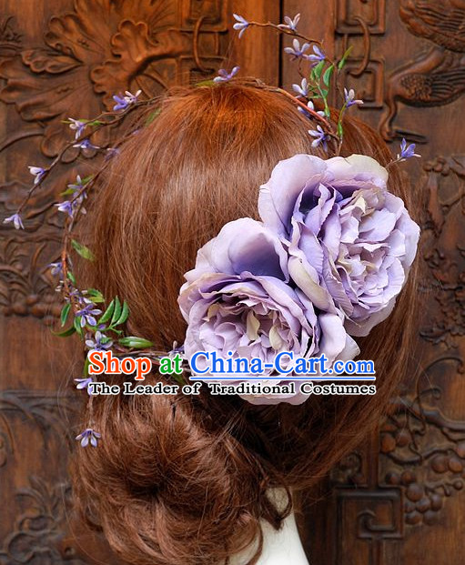 Top Handmade Flower Decoration Hat Dress Hat for Ladies