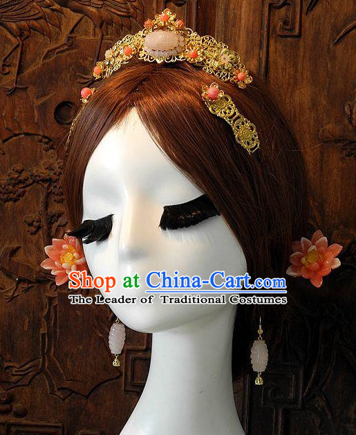 Ancient Chinese Empress Princess Queen Hair Style Accessories Hair Sticks Clips Hair Pin Hair Pieces Combs Ancient Chinese Chopsticks Asian Wedding Bridal Hair Ornaments Crown