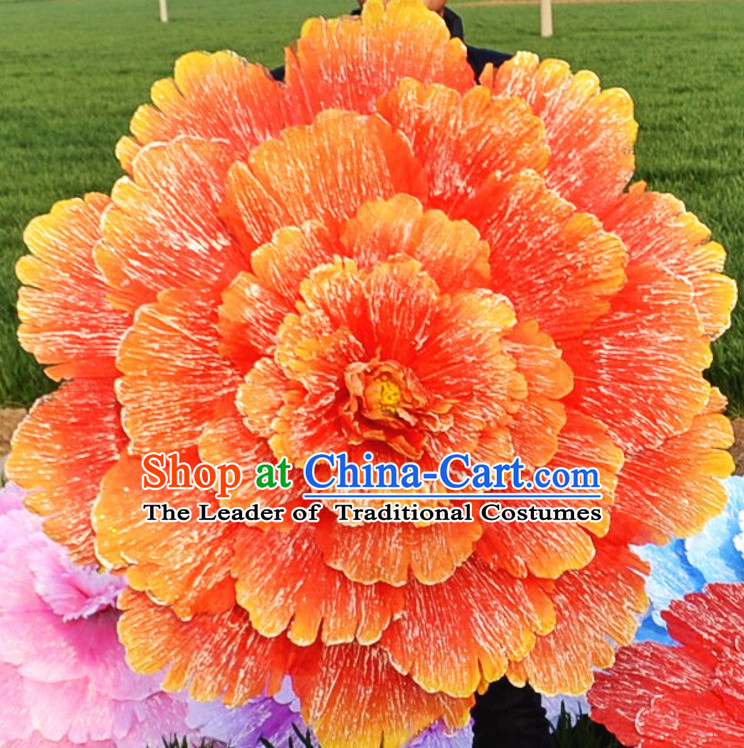 0.7 Meter Big Flower Dance Props Props for Dance Dancing Props for Sale for Kids Dance Stage Props Dance Cane Props Umbrella Children Adults