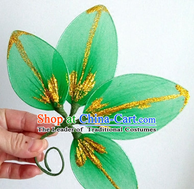 Green Leaf Dance Headpieces