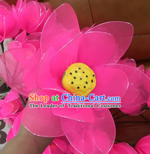 Beautiful Handmade Lotus Stage Performance Dance Props Dancing Prop Decorations