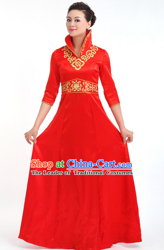 Traditional Chinese Dance Costumes Custom Dance Costume Folk Dance Chinese Dress Cultural Dances and Headdress Complete Set