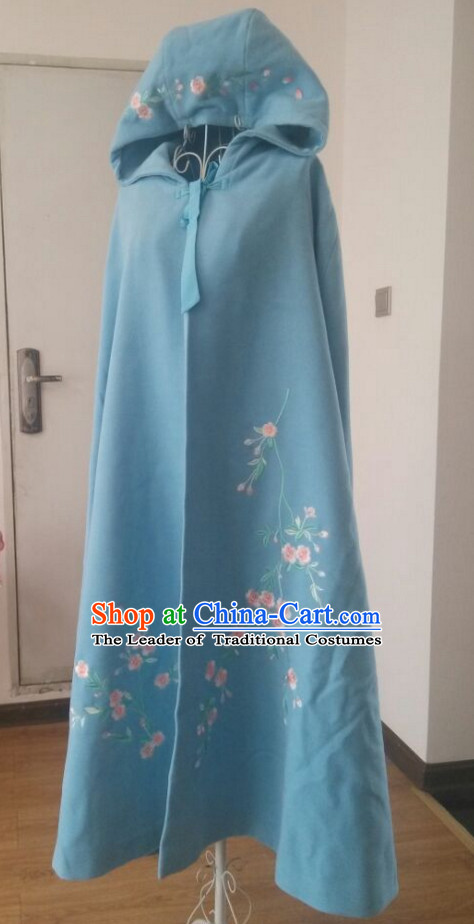 Ancient Chinese Embroidered Mantle Cape Hanfu Dress China Traditional Clothing Asian Long Dresses China Clothes Fashion Oriental Outfits for Women