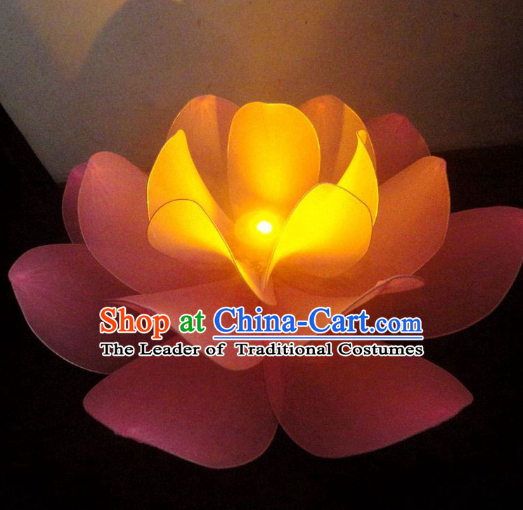 0.8 Meter Traditional Chinese Stage Performance Luminous Flower Dance Props Dancing Prop