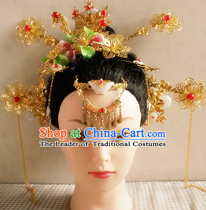 Ancient Chinese Fairy Beauty Hair Jewelry Hairpieces