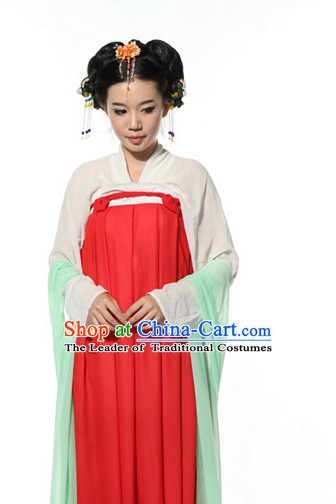 Ancient Chinese Clothing and Hair Jewelry Complete Set for Women