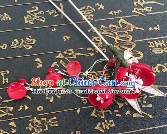 Chinese Ancient Flower Headdress Hairpin Headwear Jewelry for Women Girls