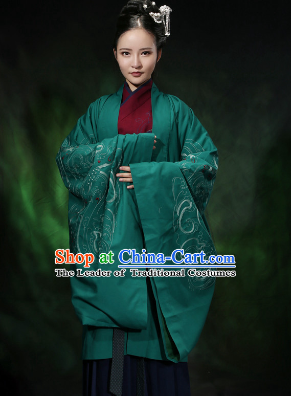 Asian Chinese Hanfu Dress Costume Clothing Oriental Dress Chinese Robes Kimono for Women Gilrls Adults Children