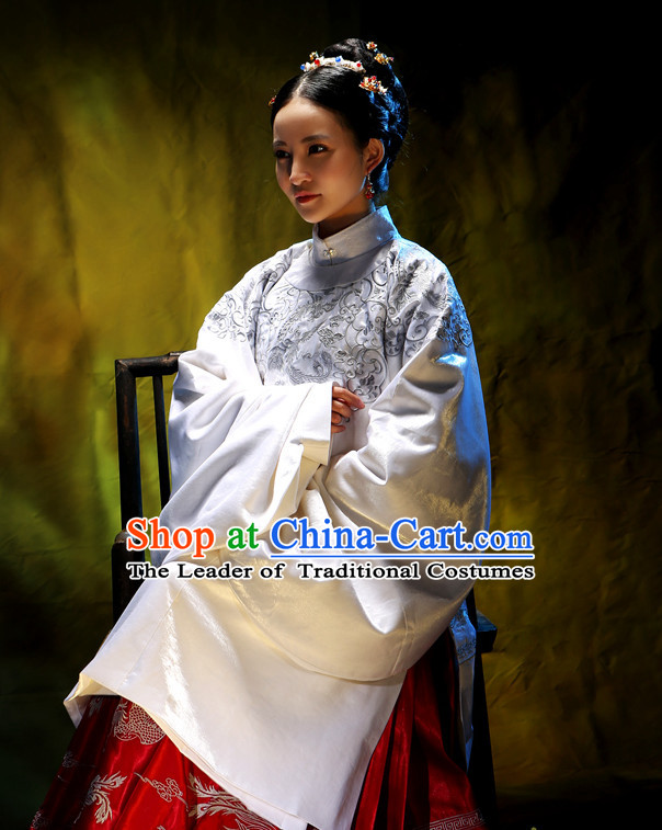 Asian Chinese Hanfu Dress Costume Clothing Oriental Dress Chinese Robes Kimono for Women Gilrls Adults Children