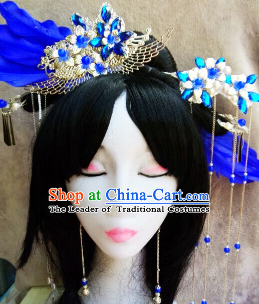 Chinese Ancient Empress Princess Queen Hair Accessories Headdress Hairpin Headwear Jewelry for Women Girls