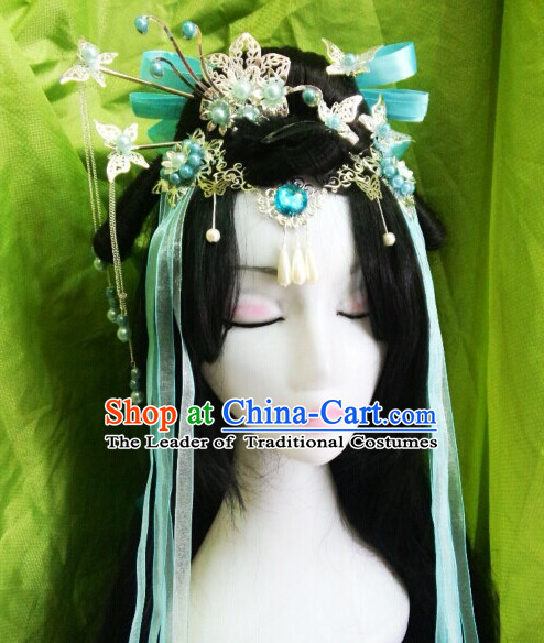 Chinese Ancient Empress Princess Queen Hair Accessories Headdress Hairpin Headwear Jewelry for Women Girls