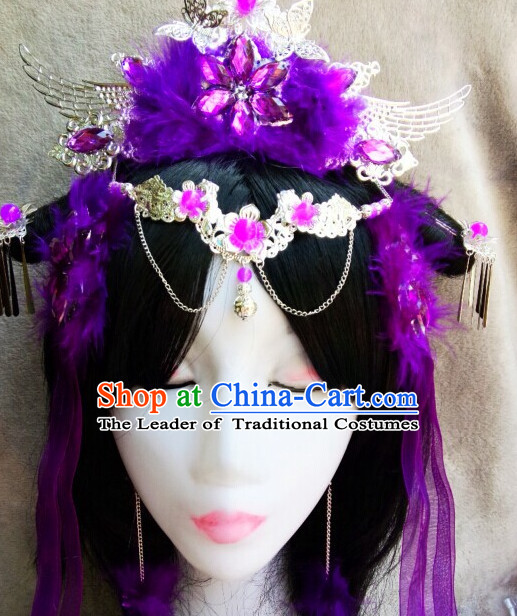 Chinese Ancient Empress Princess Hair Accessories Headdress Hairpin Headwear Jewelry for Women Girls