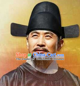 Ancient Asian Chinese Headdress Oriental Headwear Official Hat for Men Boys