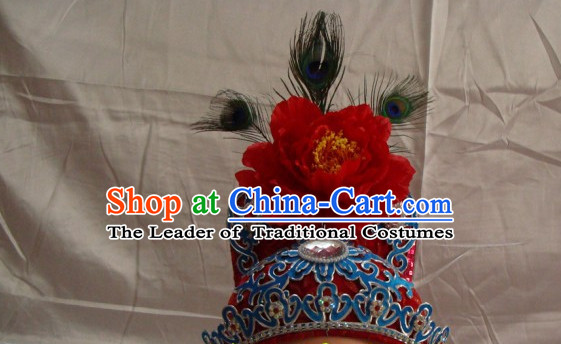 Chinese Beijing Opera Crown Coronet Headpieces Headwear Headdress Hat