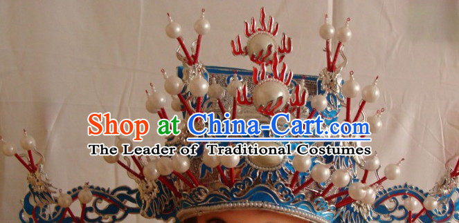 Chinese Beijing Opera Crown Coronet Headpieces Headwear Headdress Hat