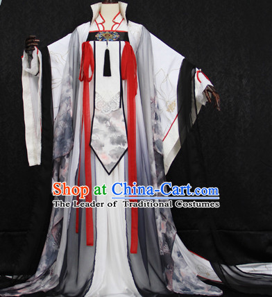 Gorgeous Chinese Fairy Princess Empress Queen Cosplay Costumes Ancient Chinese Clothing Complete Set for Women