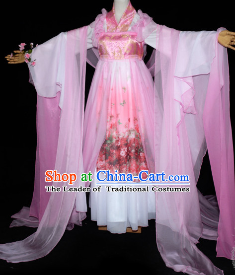 Chinese Traditional Fairy Princess Costumes Complete Set for Girls Women