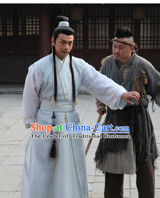 Chu Liuxiang Classic Hong Kong Cantonese Drama Costume Complete Set for Men