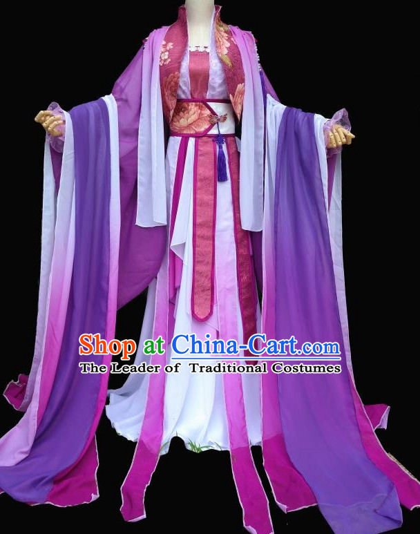 Gorgeous Chinese Fairy Princess Empress Queen Cosplay Costumes Ancient Chinese Clothing Complete Set for Women